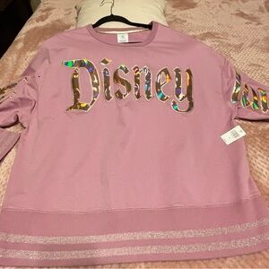 Disneyland Resort Pink
Iridescent Sweatshirt  NWT
